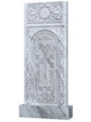 Памятник из мрамора "Хачкар"